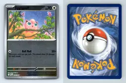 Jigglypuff #076/094 Phantasmal Flames Reverse Holo Common Pokemon 2025 TCG Card - Image 1