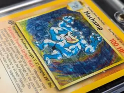 Pokemon Machamp Holo Rare Card - Legendary Collection 8/102 Base Set LP NM - Image 3