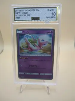 Pokemon Mew 037/095 Double Blaze Holo Japanese AGS 10 Rare Psychic Card 2019 - Image 1