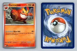 Darmanitan #016/094 Phantasmal Flames Uncommon Pokemon 2025 TCG Card - Image 1
