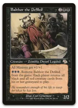 Balthor the Defiled #61 (NM) Judgment JUD Magic MTG - Image 1