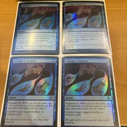 4x MTG Consign to Memory FOIL NM Modern Horizons 3-Playset - Image 1