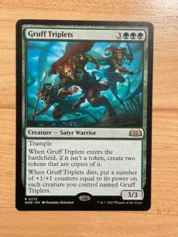 MTG NM Gruff Triplets [Wilds of Eldraine] - Image 1