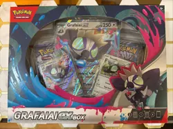 NEW POKEMON 2025 GRAFAIAI EX BOX SEALED - Image 1