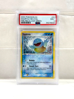 PSA 9 Squirtle #83 Reverse Holo EX Fire Red & Leaf Green 83/112 Pokemon 2004 - Image 1