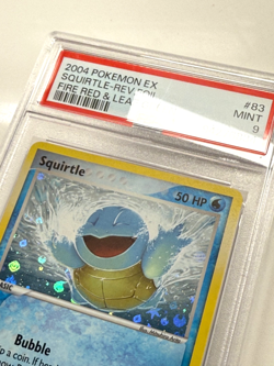 PSA 9 Squirtle #83 Reverse Holo EX Fire Red & Leaf Green 83/112 Pokemon 2004 - Image 3