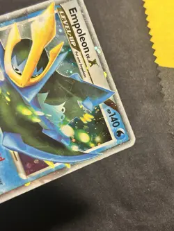 Empoleon LV. X 🌀SWIRL 🌀2007 Pokemon Diamond & Pearl Black Star Promo DP11 HOLO - Image 4
