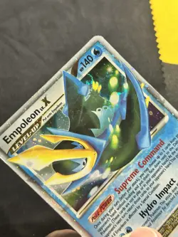 Empoleon LV. X 🌀SWIRL 🌀2007 Pokemon Diamond & Pearl Black Star Promo DP11 HOLO - Image 5