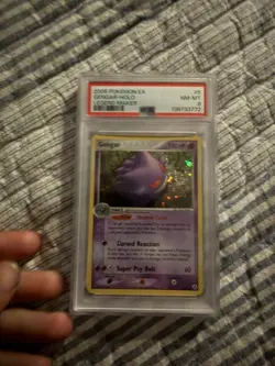 Pokemon Gengar EX TCG Legend Maker Holo PSA 8 - Image 1