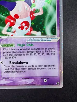 2004 Pokemon Mr. Mime ex EX Fire Red & Leaf Green Holo 110/112 - Image 5