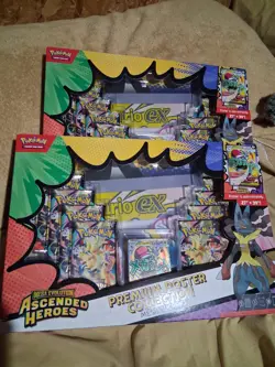 Pokemon Ascended Heroes Premium Poster Collection Mega Lucario/Gardevoir Bundle - Image 1