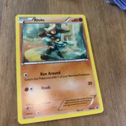 Pokemon TCG Riolu Black White BW33 Holo Promo - Image 1