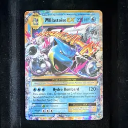 Pokemon M Blastoise EX Mega Ultra Rare Holo 220 HP Evolutions 22/108 English - Image 1