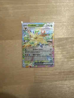 Pokemon TCG Leafeon ex Prismatic Evolutions 006/131 Double Rare English NM - Image 1