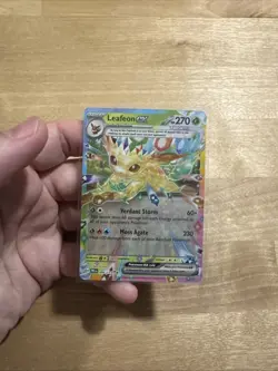 Pokemon TCG Leafeon ex Prismatic Evolutions 006/131 Double Rare English NM - Image 2