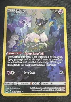 2023 Pokemon Crown Zenith Mew Lightly Played GG10/GG70 - Image 1