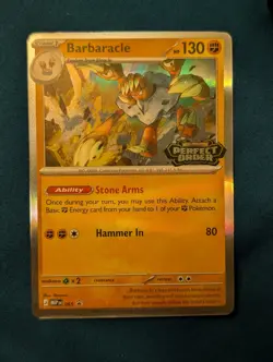 Barbaracle MEP065 Pokemon TCG Perfect Order Prerelease Promo HOLO - Image 1