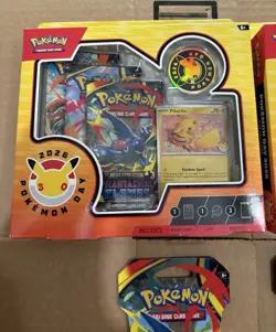 Sealed Lot 30th Anniversary Pokemon Day Box Mega And Phantasmal Boosters X2 X2 - Image 3