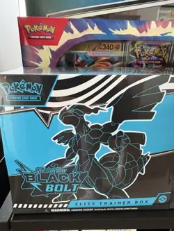 Pokemon Scarlet & Violet Black Bolt Elite Trainer Box Lucario - Image 1