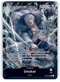 Starter Deck 19: BLACK Smoker #OP02-093 Smoker (OP02-093) - Image 1