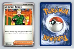Lt. Surge's Bargain #120/132 Mega Evolution Uncommon Pokemon 2025 TCG Card - Image 1