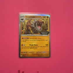 Pokemon TCG - Tyrantrum Perfect Order Pre-Release Promo Card MEP 066 - Image 1