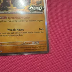 Pokemon TCG - Tyrantrum Perfect Order Pre-Release Promo Card MEP 066 - Image 5