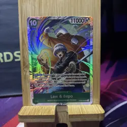 ST24-004 Law & Bepo SR One Piece TCG English Card - Image 2