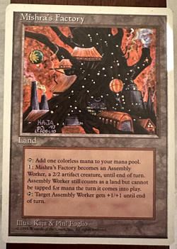 2x Mishra's factory- English - MTG - 4th edition- 1xNM 1xLP - Image 3