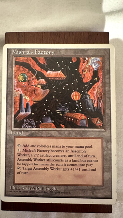 2x Mishra's factory- English - MTG - 4th edition- 1xNM 1xLP - Image 5