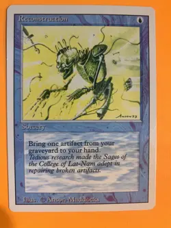 MTG Reconstruction Revised Edition Regular Common Never Played NM+ - Image 1