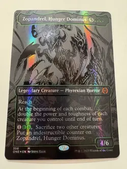 Zopandrel, Hunger Dominus (Oil Slick Raised Foil) Phyrexia: All Will Be One Foil - Image 1