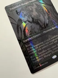 Zopandrel, Hunger Dominus (Oil Slick Raised Foil) Phyrexia: All Will Be One Foil - Image 3
