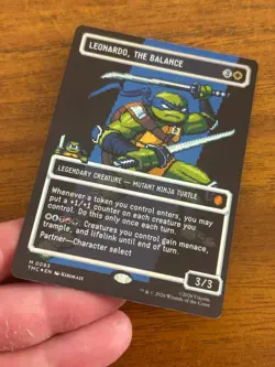 Leonardo, The Balance - Teenage Mutant Ninja Turtles - MTG - FOIL - 0088 - Image 4