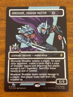 Shredder, Shadow Master - Teenage Mutant Ninja Turtles - MTG - FOIL - 0088 - Image 2