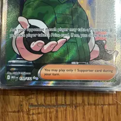 Pokemon Lt. Surge's Bargain Trainer Full Art Holo 170/132 Me01 Ultra Rare Card - Image 3