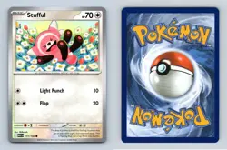 Stufful #111/132 Mega Evolution Common Pokemon 2025 TCG Card - Image 1