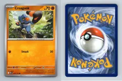 Croagunk #078/132 Mega Evolution Common Pokemon 2025 TCG Card - Image 1