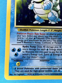 Pokemon TCG Blastoise Base Set 2/102 Holo Unlimited Holo Rare - Image 4