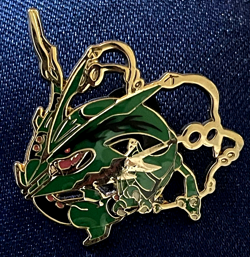 POKEMON MEGA RAYQUAZA PROMO ANCIENT ORIGINS ENAMEL COLLECTOR'S 2015 PIN NEW - Image 4