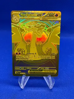 Pokemon Phantasmal Flames Mega Charizard X ex 130/094 Gold Mega Hyper Rare NM - Image 1