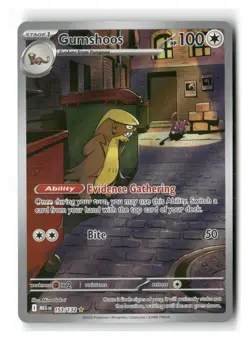 Gumshoos 153/132 Illustration Rare Mega Evolution Pokemon Near Mint - Image 1
