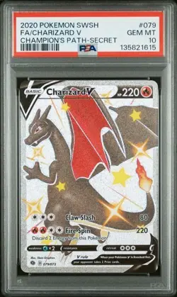 2020 POKEMON #079 FA/CHARIZARD SWORD & SHIELD CHAMPION'S PATH - Image 1