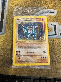 Pokemon SEALED GERMAN Machamp (Machomei) 8/102 1st Edition Starter Set Promo!! - Image 1