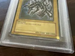 YU-GI-OH! Red-Eyes B. Dragon 2003 SDJ-001 Ultra Rare 1st Edition PSA 9 - Image 5