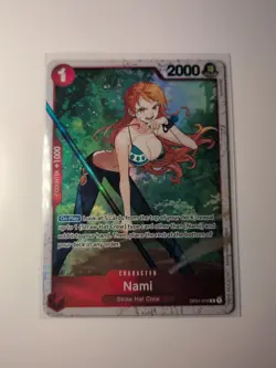 Nami OP01-016 R Three Captains Rare Alt Art One Piece Card Game MP - Image 1