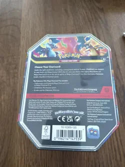 Mega Charizard Tin (Mega Charizard X) Pokemon Trading Card | Brand New / Sealed - Image 2