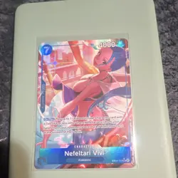 One Piece CCG Nefeltari Vivi Character Card EB04-025 4000 Power Cost 7 - Image 1