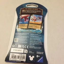 NEW Three Disney Lorcana Azurite Sea Trading Card Game Baymax Art Pack - Image 4