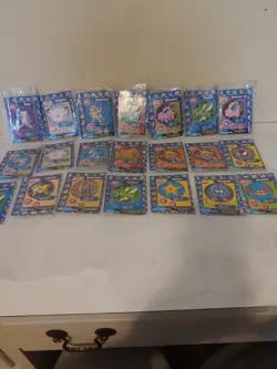 Pokemon, loose sealed Burger King 1999 promo trivia cards. - Image 1